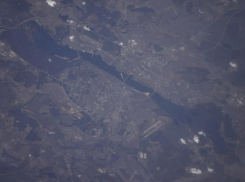 Российский космонавт снял с орбиты на фото город Воронеж