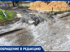 Грязевое месиво на пути в детский сад возмутило жителей Воронежа