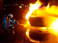 В Воронежской области дотла сгорел «Шевроле»