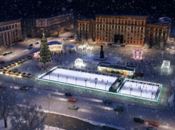 Новогодний план мероприятий на площади Ленина в Воронеже 