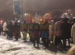 Гигантскую очередь в театр оперы и балета сняли на видео в Воронеже