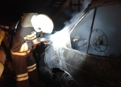 Ночью в Коминтерновском районе Воронежа сгорела «Газель»