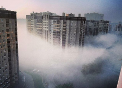 Сказочный туман в элитном районе Воронежа свел с ума своей красотой пользователей Сети