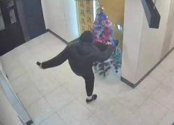 Хейтер нового года попал на камеры видеонаблюдения в Воронеже