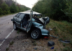 Последствия смертельного лобового ДТП показали воронежские полицейские 