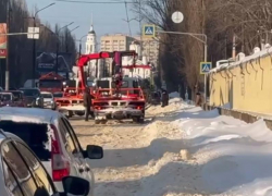 Начались эвакуации мешающих уборке снега машин в Воронеже