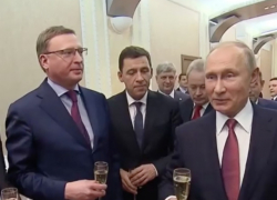 Александр Гусев попал на шампанское к Путину