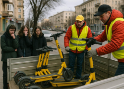 В Воронеже официально закрылся сезон электросамокатов