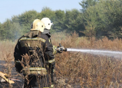 Тушение тлеющего ила в Советском районе Воронежа попало на видео