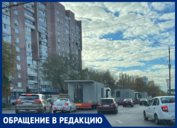 Необычную причину пробки показали на Московском проспекте в Воронеже 