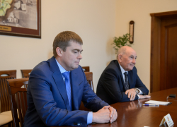 В гостях у Гусева в Воронеже Шевцов передал эстафету Кирносу