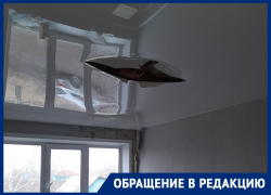 Дождевая волна смыла ремонт в воронежской квартире 