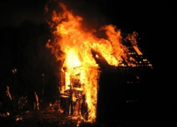 В селе Чертовицы под Воронежем ночью сгорела дача