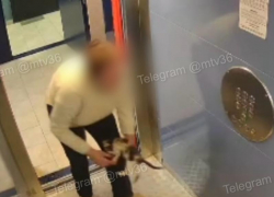 Некрасивый поступок женщины в лифте сняли в воронежском ЖК