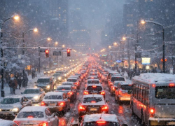 Предновогодние пробки сковали Воронеж