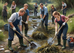 Проект расчистки русла реки Тихая Сосна готовят на федеральные деньги в Воронежской области 