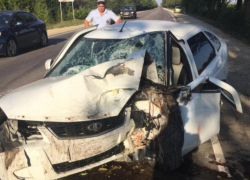 Водитель Lada Priora погиб, догнав Ford Kuga на воронежской дороге