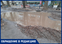 Лужи, ямы и другие «прелести» бездорожья: воронежцы утопают в грязи между пятиэтажками в Коминтерновском районе 