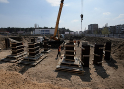 В Нововоронеже заложили первый камень будущей Ледовой арены