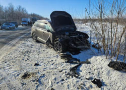  Опубликованы фото с места смертельного ДТП с Audi Q7 в Воронежской области 