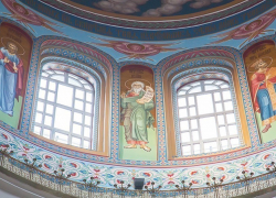 Первый этап росписи в Воронежском Благовещенском Кафедральном Соборе закончился