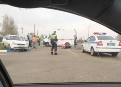 Опубликованы фото с места гибели мотоциклиста на М-4 «Дон»