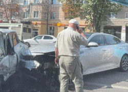 Четыре машины столкнулись на Заставе в Воронеже 