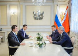 Воронежский губернатор Гусев и Рогозин обсудили дела на ВАСО