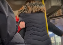 Пассажирка перекрыла собой дорогу после скандала в воронежской маршрутке