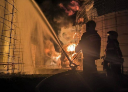 Новое возгорание произошло на нефтебазе в Лисках после атаки украинских БПЛА