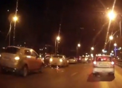 ДТП с участием 20 машин на мосту в Воронеже попало на видео