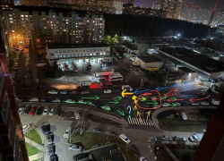 Безумная разметка повергла в шок жителей воронежского спальника 