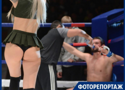 Кровавые бои и красивые девушки на ринге в Воронеже