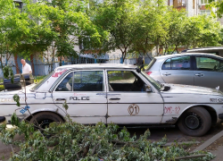 Старый Mercedes, отсылающий «Назад в будущее», заметили в Воронеже