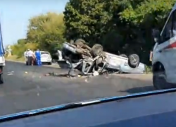 Опубликовано видео ДТП на воронежской трассе, где погибла 5-летняя девочка