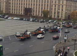 В ожидании короткой встречи Путина и Гордеева оцепили площадь Ленина