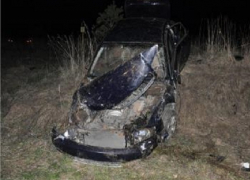 Семья с трехмесячной девочкой перевернулась на Audi A6 под Воронежем 