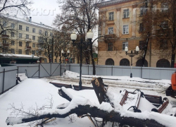 Место «архитектурного бандитизма» в Воронеже благоустроят без креатива