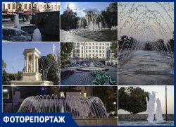 Последнее мгновенье фонтанов показали в Воронеже 