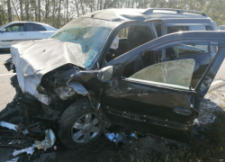 Водитель погиб в ДТП с загоревшейся иномаркой под Воронежем