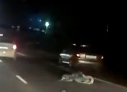 Жуткие последствия смертельного ДТП с пешеходом сняли под Воронежем