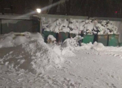 Вывоз мусора может осложниться из-за снегопадов в Воронежской области 