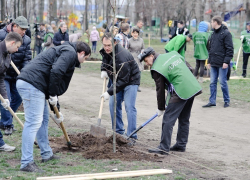 Воронежская мода на субботниках: Гордеев в кепке, Ключников - в петушке (ФОТО)