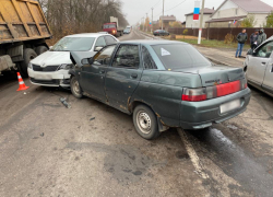 Опубликовано фото массового ДТП в Воронежской области