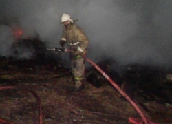 В Воронежской области огонь уничтожил 13 тонн сена