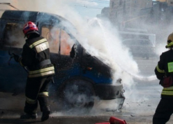 В Воронеже водитель загоревшейся «Газели» получил ожоги