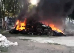 Стала известна причина густого черного дыма под Воронежем 