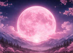 «Розовая» Луна появится в небе 2 апреля