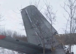 Опубликовано фото с места крушения российского самолёта в Воронежской области 