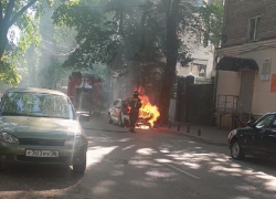 Блестящая работа пожарных попала на видео в Воронеже 
